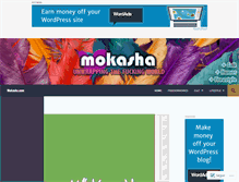 Tablet Screenshot of mokasha.com